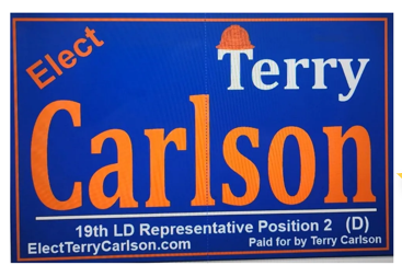 The Democrats of Pacific County have endorsed Terry Carlson for 19th LD WA State Congressman 1!